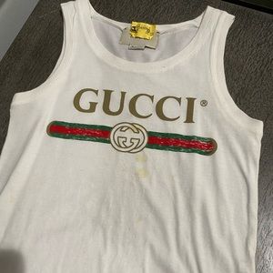 Authentic girls Gucci tank top
